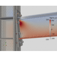 Inelastic analysis of steel joint