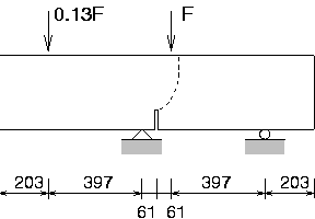 specimen geometry and loading