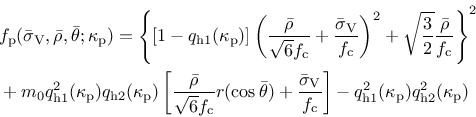 \begin{displaymath}\begin{split}
& f_{\rm p}(\bar{\sigma}_{\rm V},\bar\rho,\bar\...
...}}^2(\kappa_{\rm p}) q_{{\rm h2}}^2(\kappa_{\rm p})
\end{split}\end{displaymath}